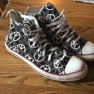 Converse Chuck Taylor All Star Peace Sign Size 12